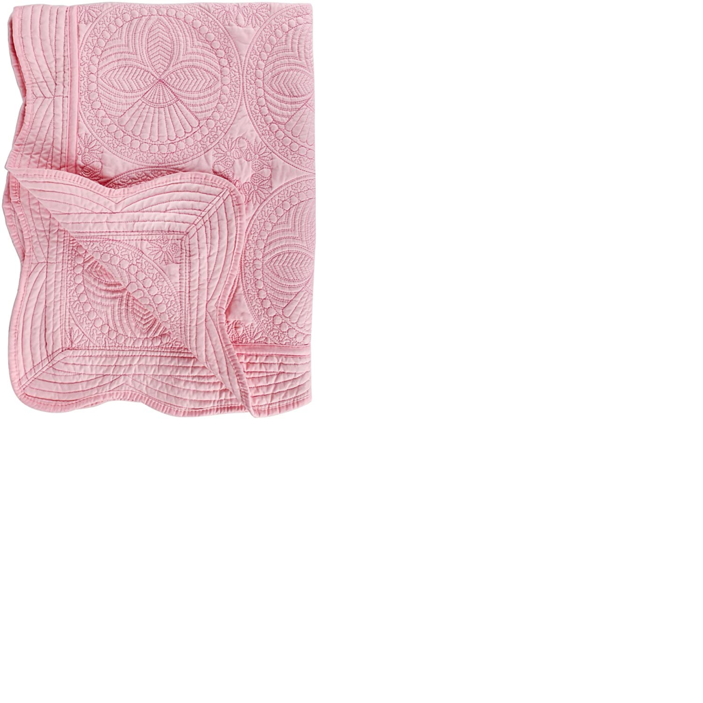 Heirloom Baby Quilt - Pink