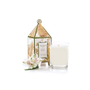 Seda France Classic Toile Mini Pagoda Box Candle - Elegant Gardenia  