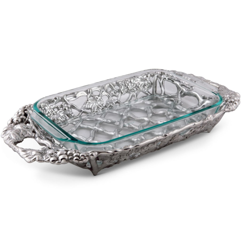 Arthur Court Grape 3 Qt Pyrex Holder