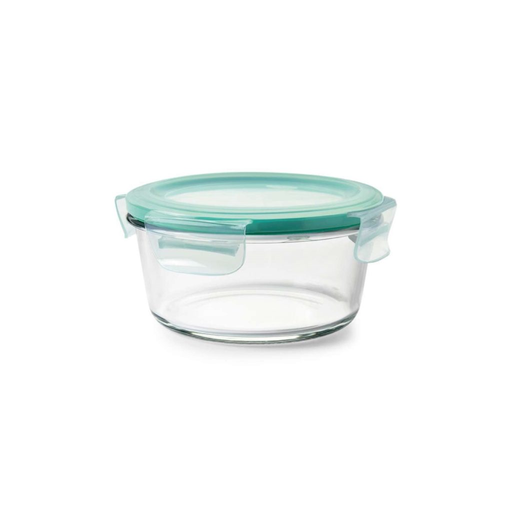 4 CUP SNAP GLASS CONTAINER