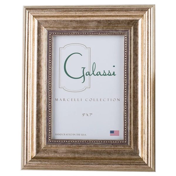 MARCELLI BEAD SILVER 8X10 FRAME