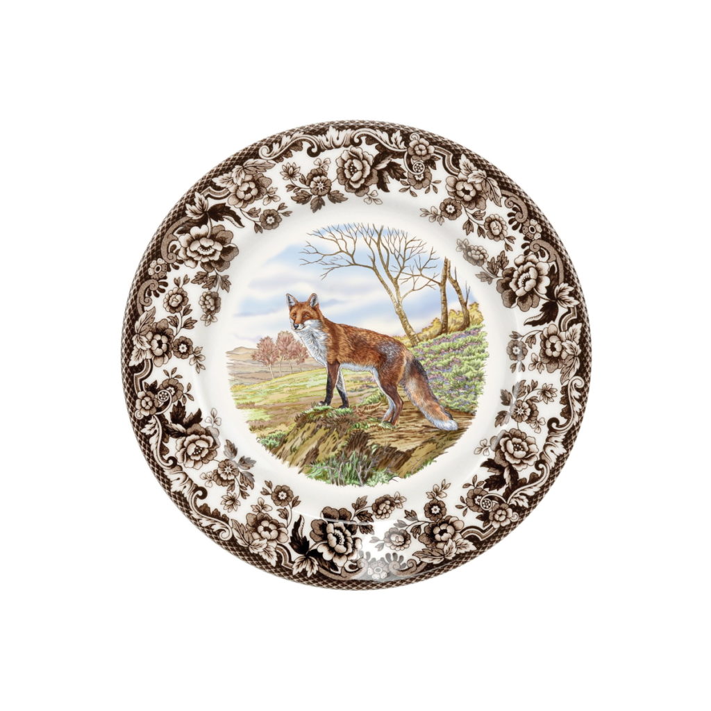 Spode Woodland Salad Plate - Red Fox