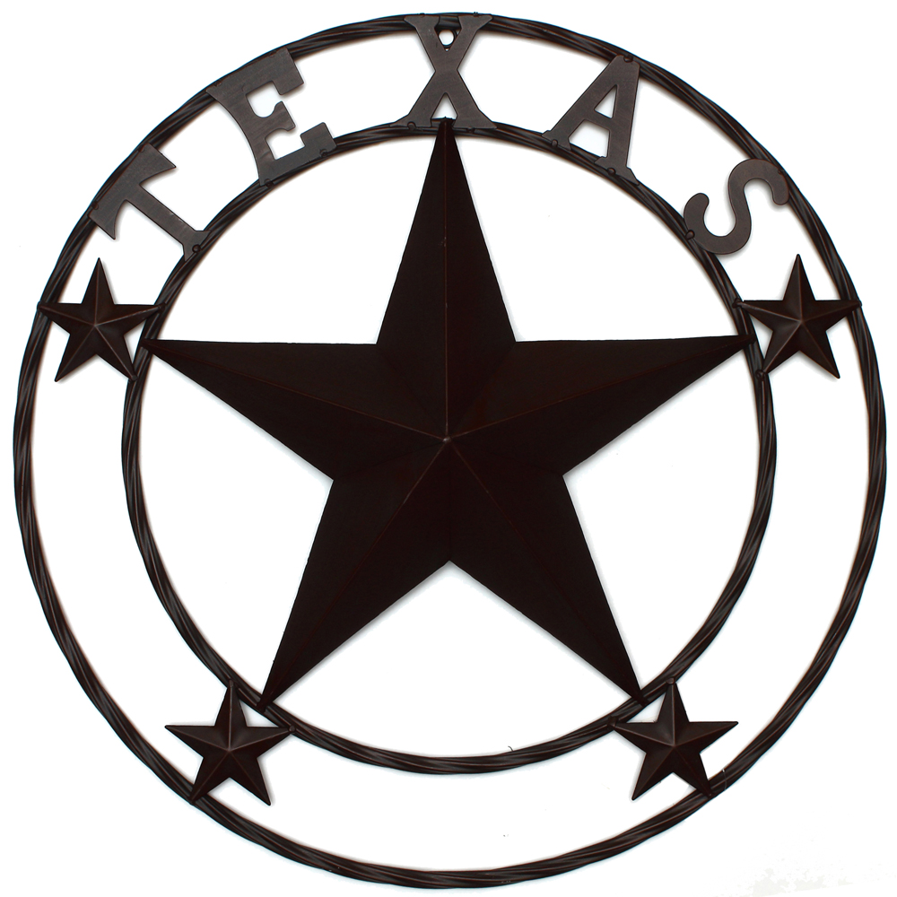24IN. TEXAS STAR METAL