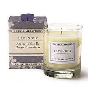 LAVENDER CANDLEI IN GLASS