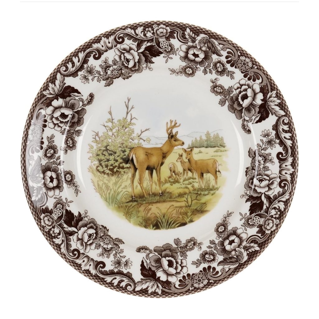 Spode Woodland Dinner Plate - Mule Deer