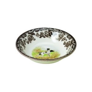 Spode Woodland Ascot Cereal Bowl - Flat Coated Pointer