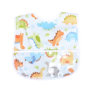 3 Marthas Wipeable Bib - Dino