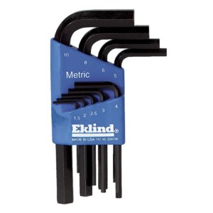 9PC METRIC SHORT ARM HEX KEY SET