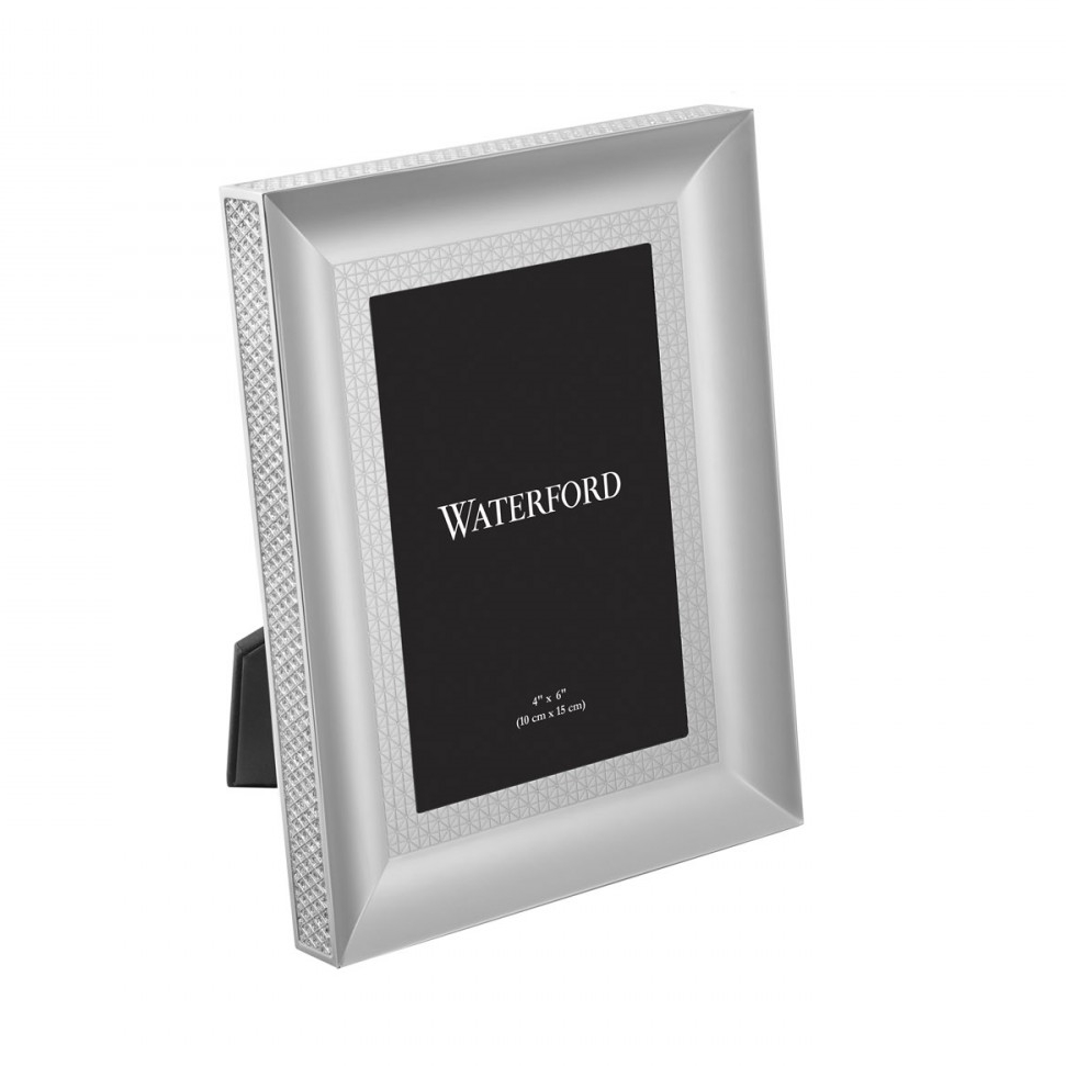 Waterford Lismore Diamond Silver 4x6 Picture Frame
