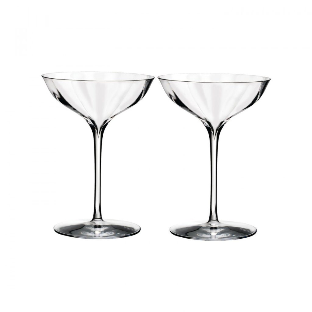 Waterford Elegance Optic Belle Coupe, Pair