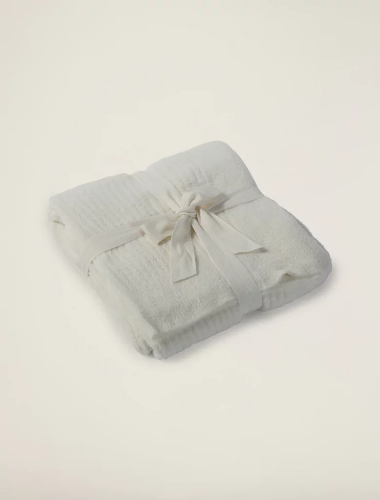CHIC LITE RIBBED THROW PEARL