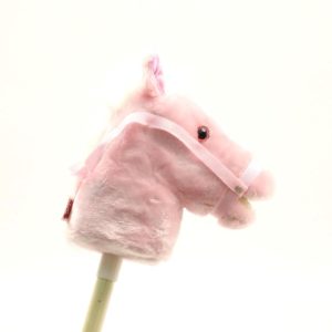 PINK TALKIN STICK HORSE