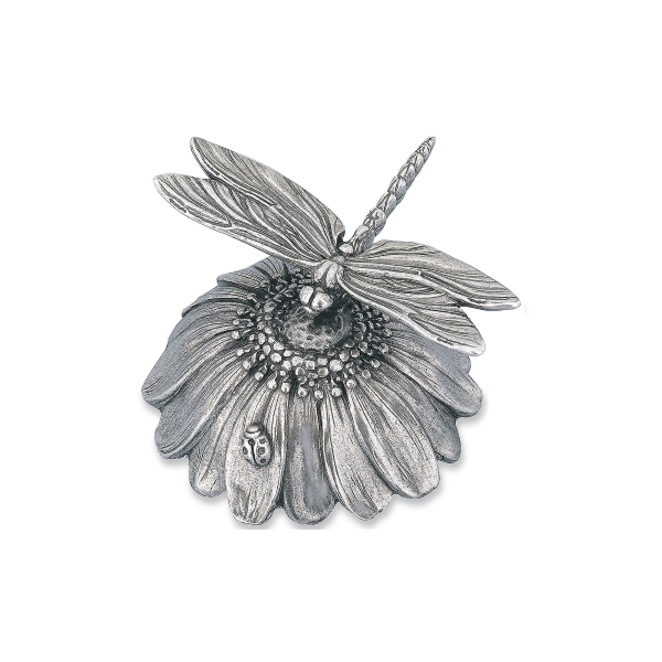 Reed & Barton Silverplate Dragonfly Music Box Berings