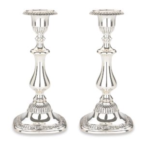 Reed & Barton Sulgrave Manor Silverplate 10" Candlestick Holder Set  