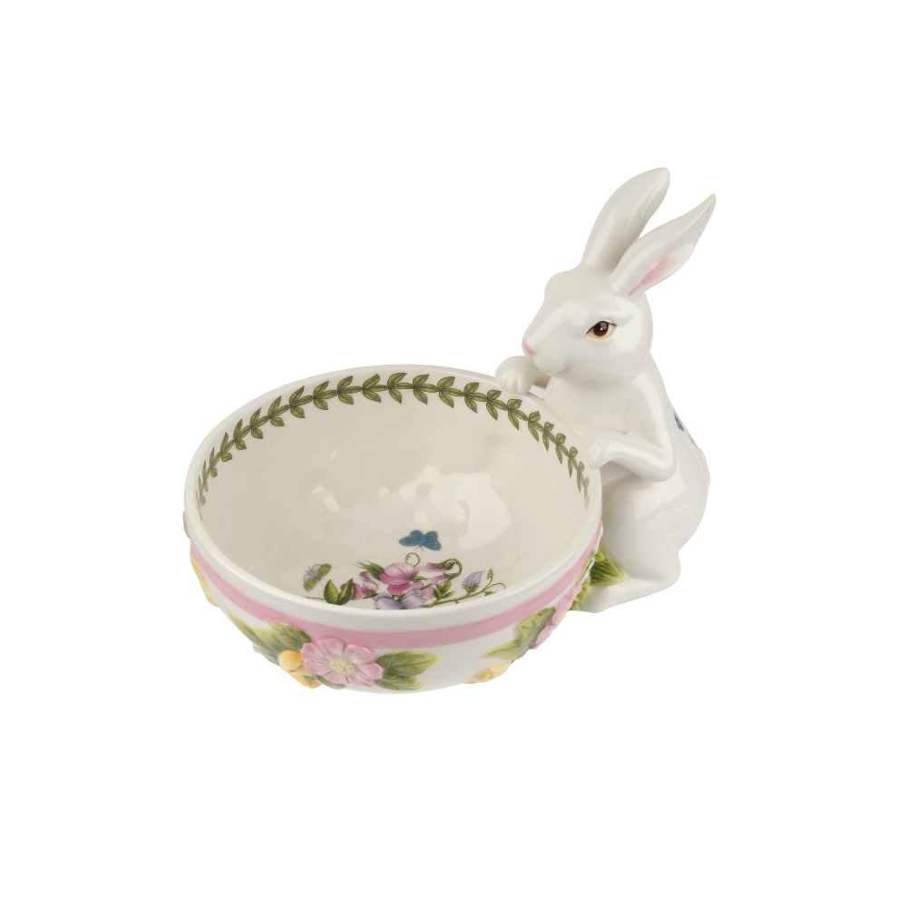 BUNNY CANDY BOWL 6IN.