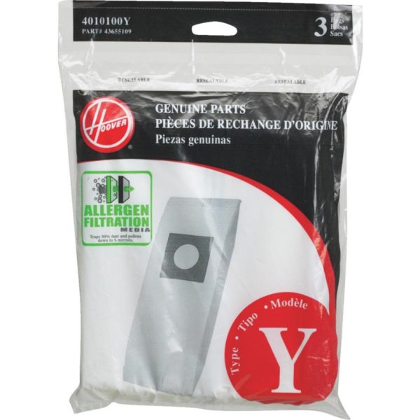 Hoover Type Y Allergen Filtration Vacuum Bag (3Pack) Berings