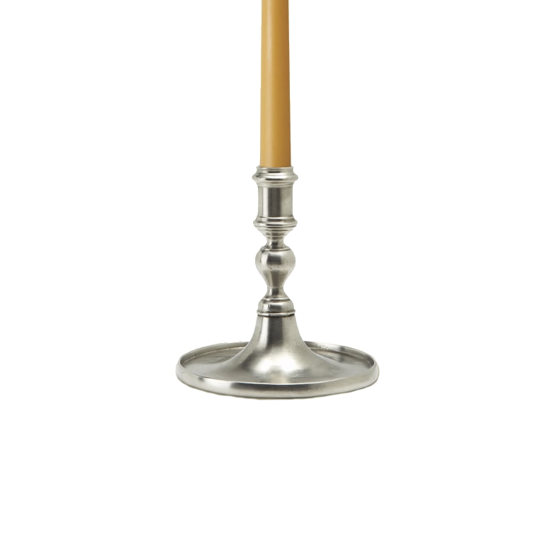 ROUND BASED CANDLESTICK PAIR