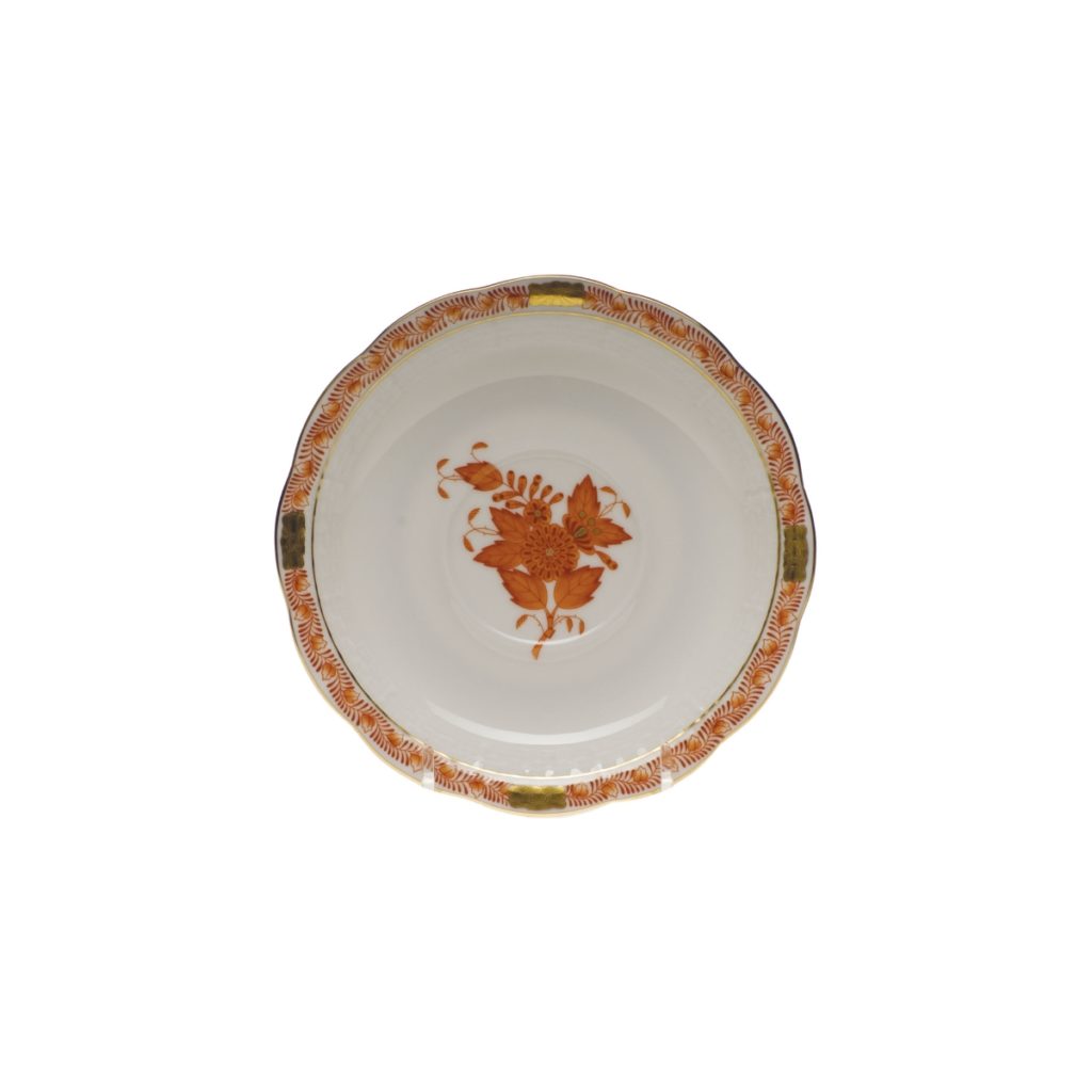 CHINESE RUST SAUCER ONLY
