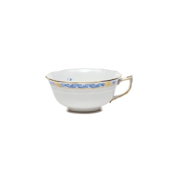 BOUQUET GARLAND BLUE TEACUP