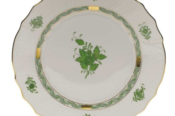 CHINESE GREEN DINNER PLATE