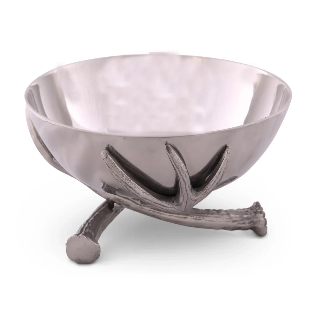 Arthur Court Antler Pedestal Bowl