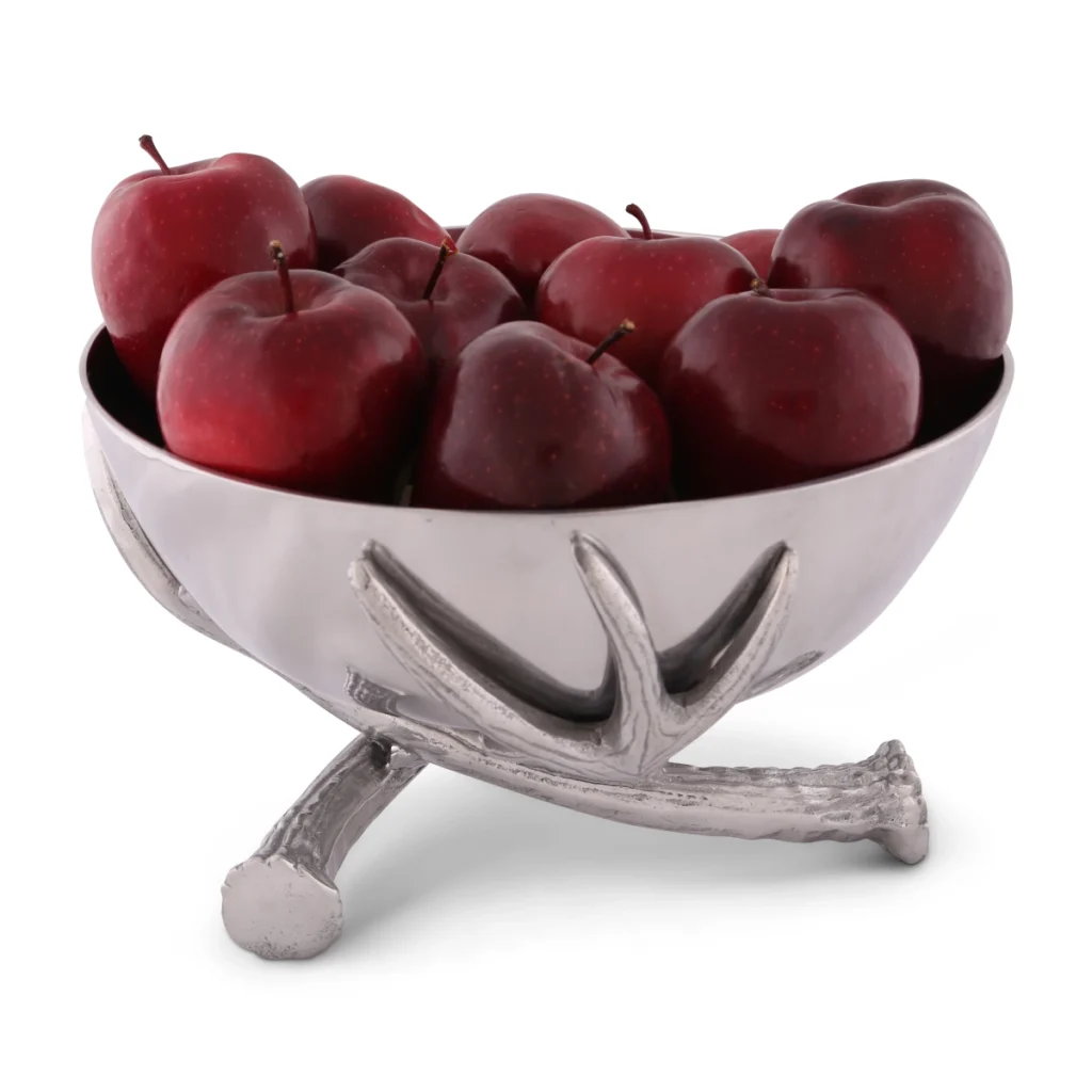 Arthur Court Antler Pedestal Bowl2