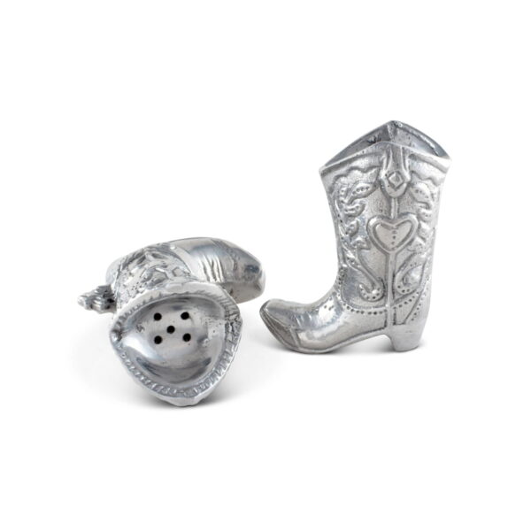Arthur Court Cowboy Boot Salt and Pepper Set2