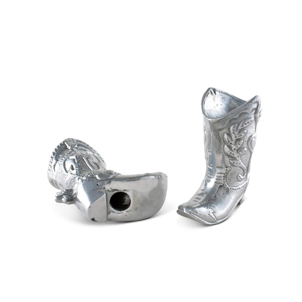 Arthur Court Cowboy Boot Salt and Pepper Set3