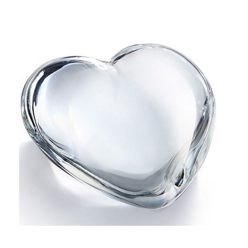 Baccarat Puffed Heart - Clear