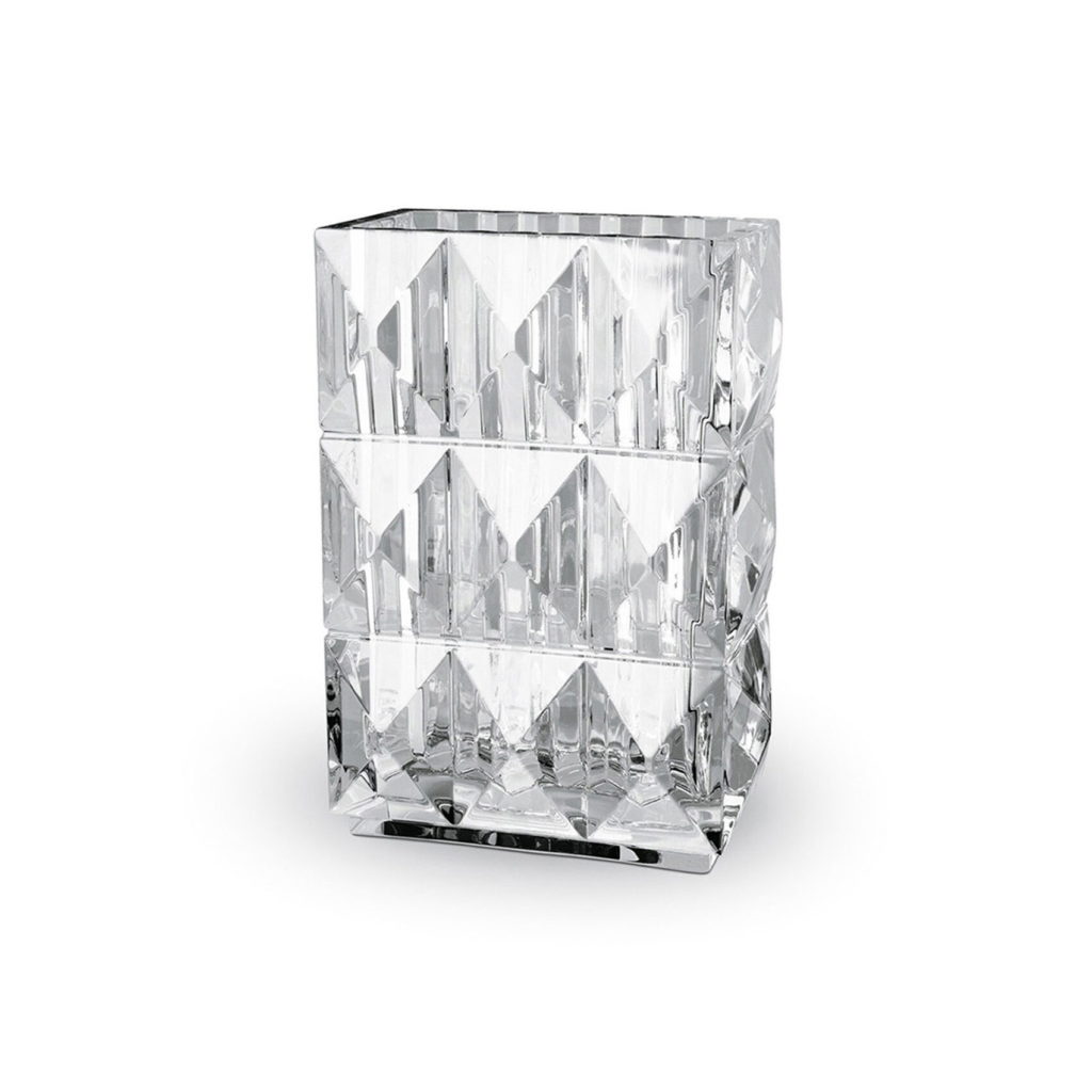 Baccarat Louxor Rectangular Vase - Clear