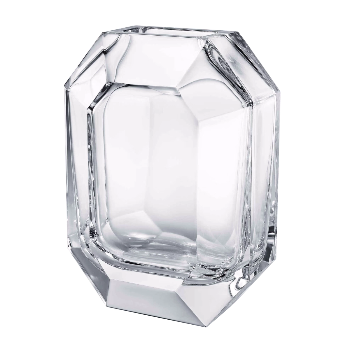 Baccarat Octogone Vase - Clear