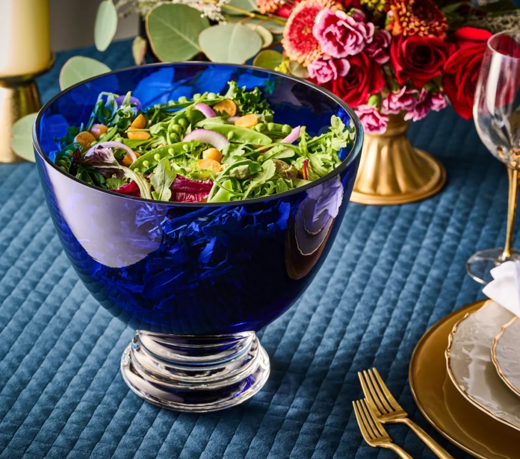 Barski Cobalt Footed Bowl2