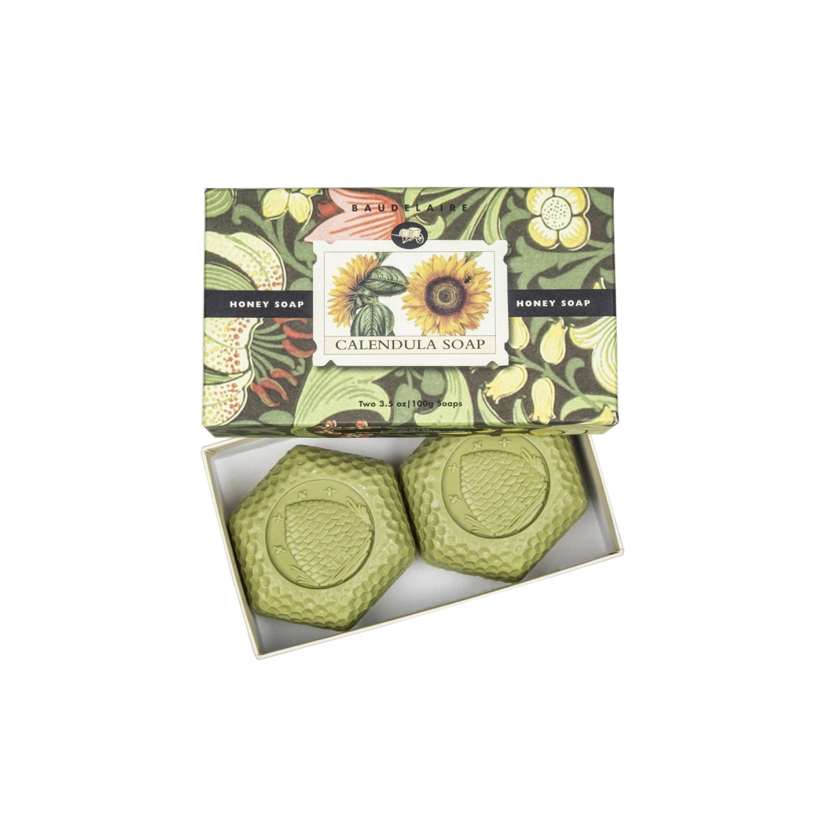 Baudelaire Calendula Honey 2-Bar Gift Box