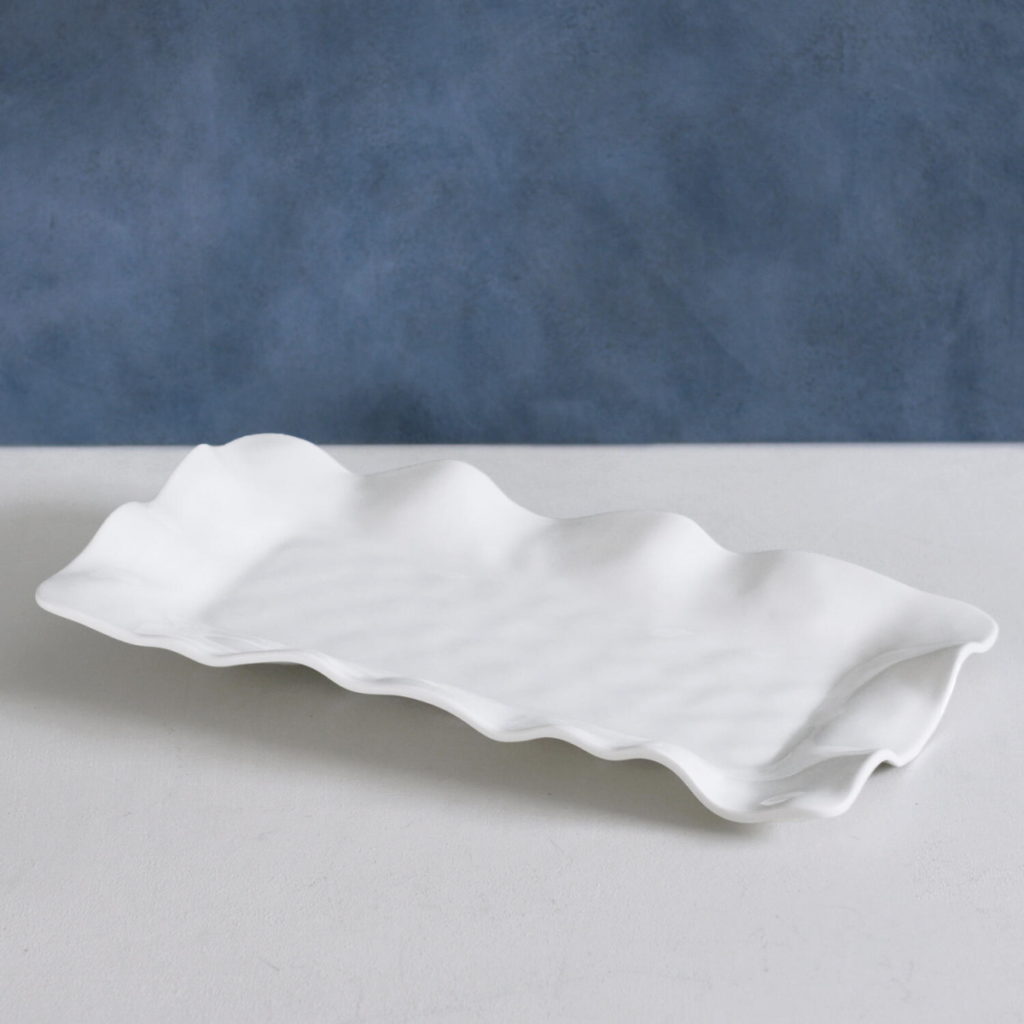 Vassoio Rettangolare Beatriz Ball VIDA Charleston - Melamina Di Lusso, Bianco, 30.5x36.2 Cm, Lavastoviglie