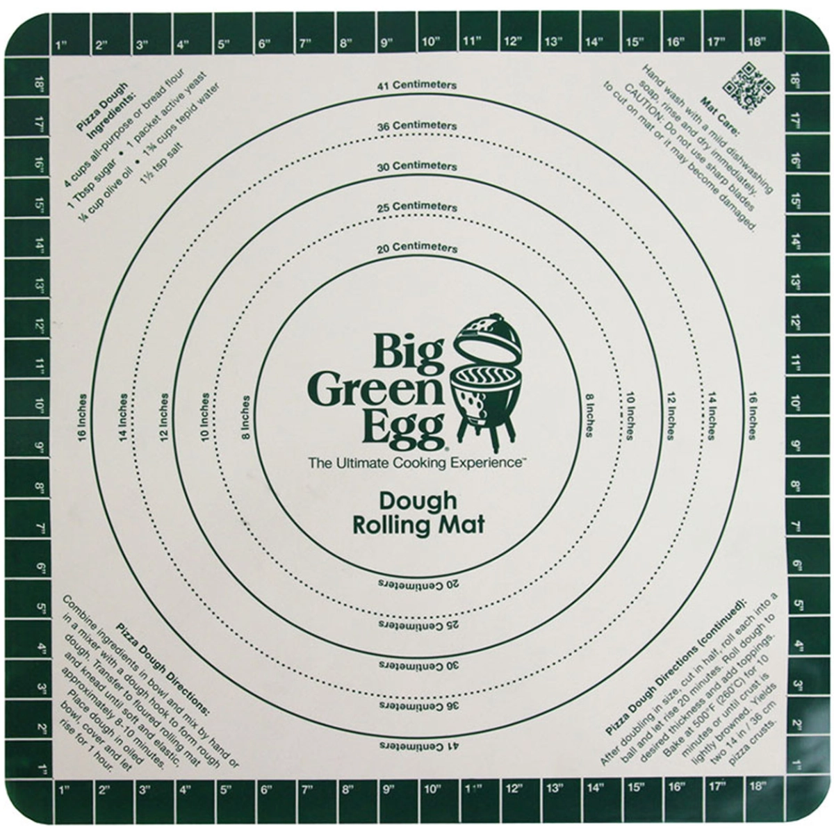 Big Green Egg Dough Rolling Mat