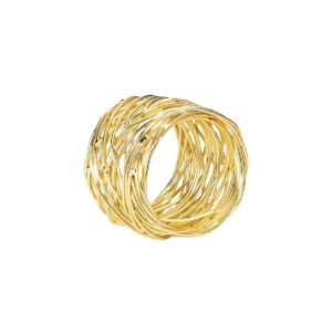 Bodrum Tara Napkin Ring - Gold