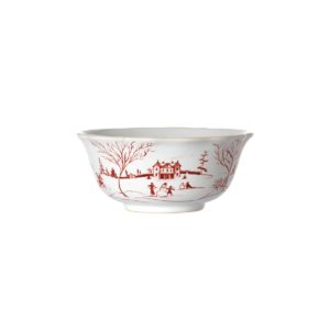 WINTER FROLIC RUBY CEREAL BOWL