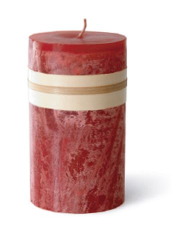TIMBER 3X9 CANDLE CRANBERRY