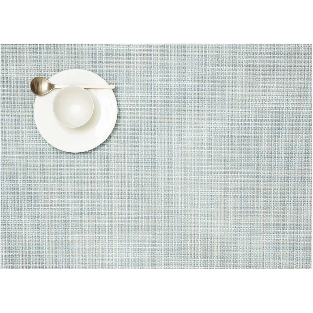 Chilewich Mini Basketweave Placemat - Sky1