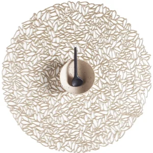 Chilewich Petal Round Placemat - Champagne
