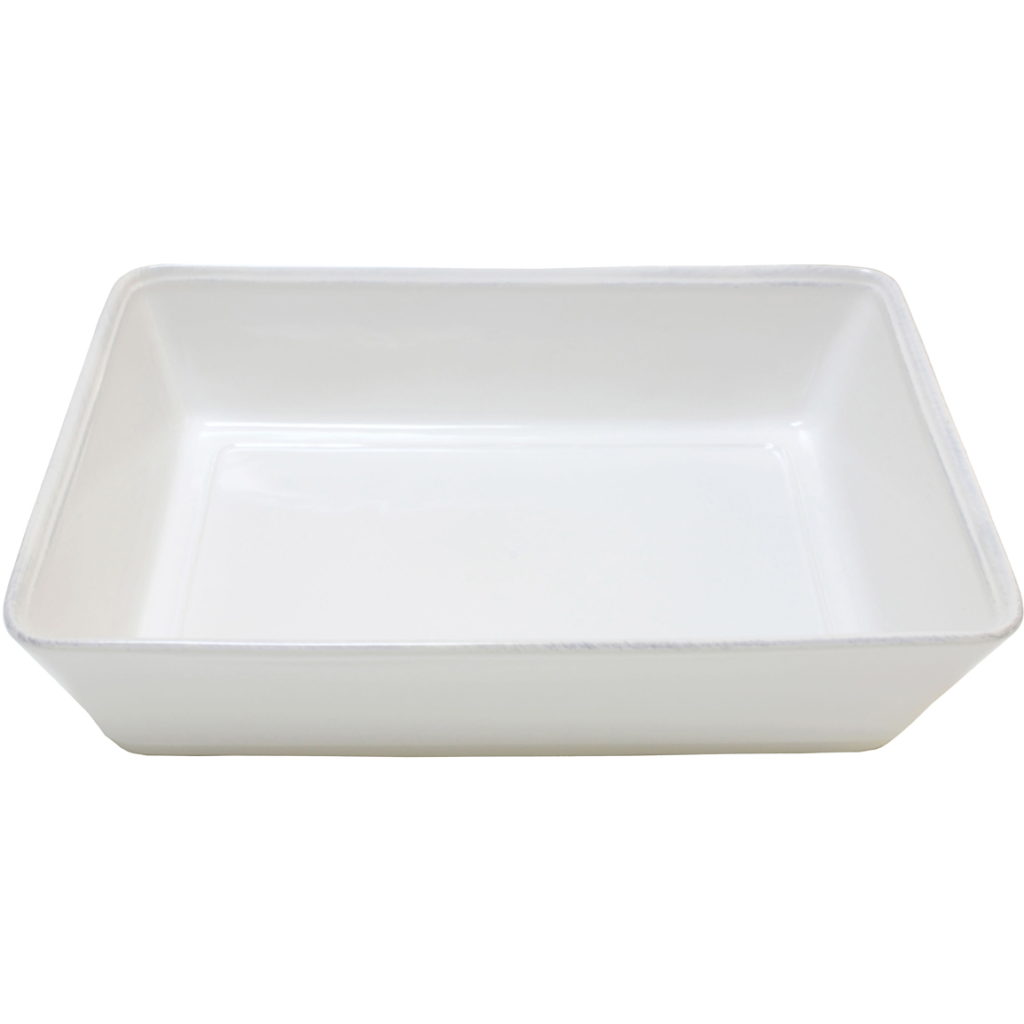 Costa Nova Friso Large Rectangular Baker - White