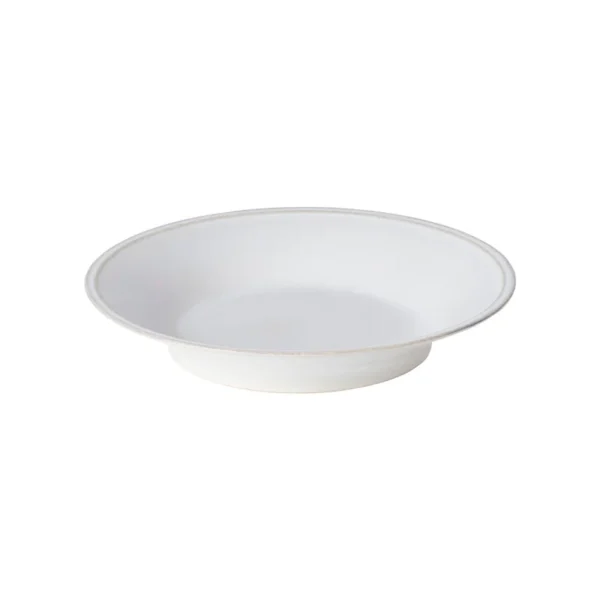 Costa Nova Friso Soup/Pasta Plate - White