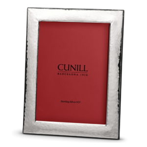 Cunill Hammered 8x10 Non-Tarnish Sterling Silver Picture Frame