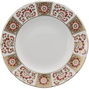 RED DERBY PANEL DINNER PLATE