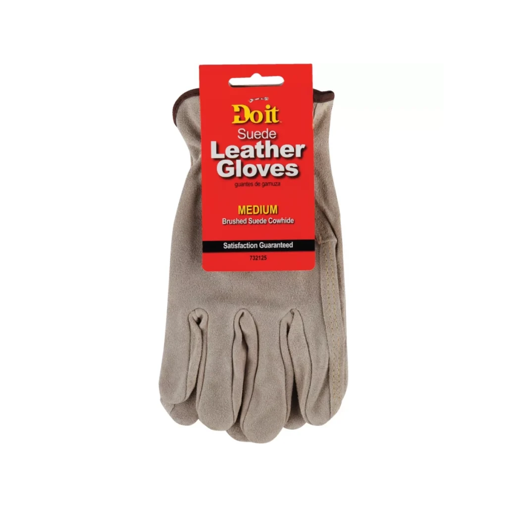 Do it Best Men's Medium Brushed Suede Leather Work Glove2