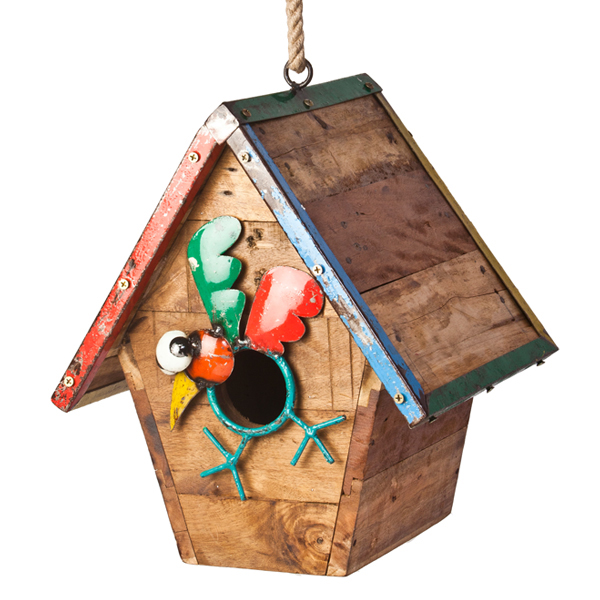 WALK THE LINE BIRD HOUSE