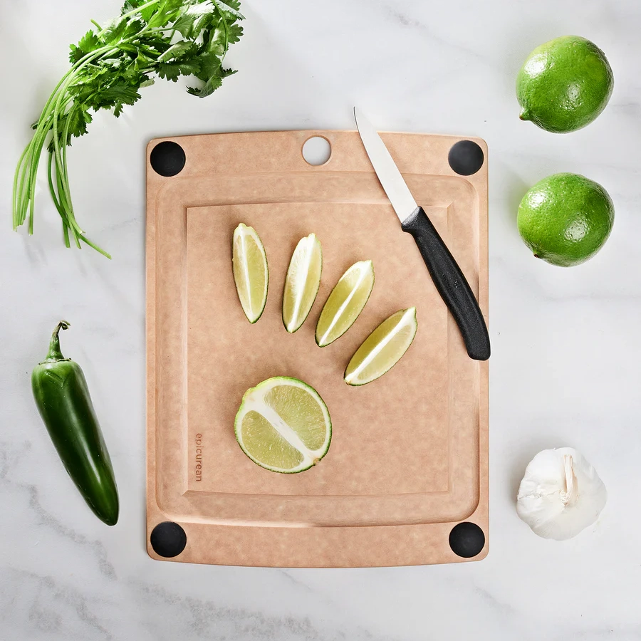 Epicurean All-in-One 11.5×9 Cutting Board - Natural2