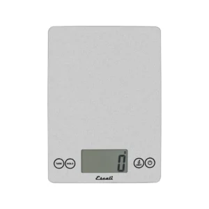 Escali Arti Glass Kitchen Scale - Shiny Silver