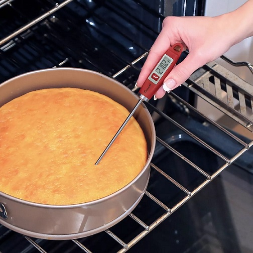 Escali Gourmet Digital Thermometer - Red