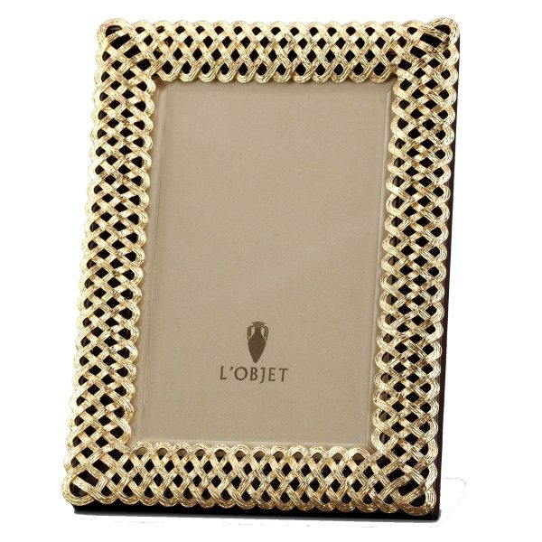 GOLD PLATE BRAID 8X10 FRAME